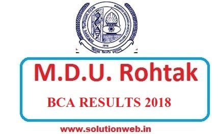 MDU BCA 2ND 4TH 6TH SEM RESULT