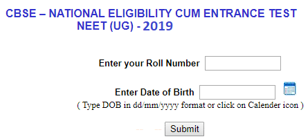 NEET Result 2019 NEET Results 2019