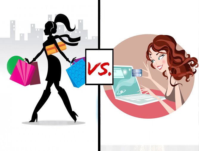 Differentiate between Traditional Commerce and E-commerce
