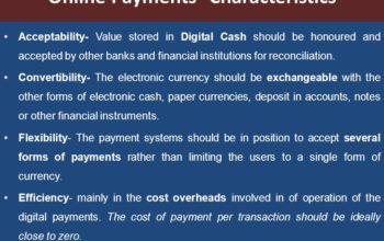 characteristics of electronic payment system