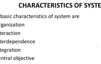 Characteristics of a system