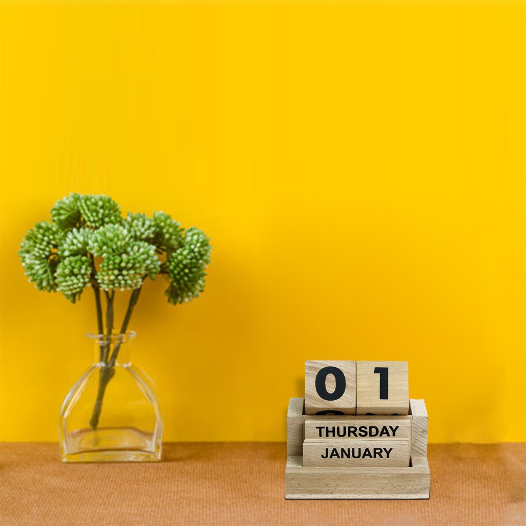 Custom wooden block calendar online unique stylish designs