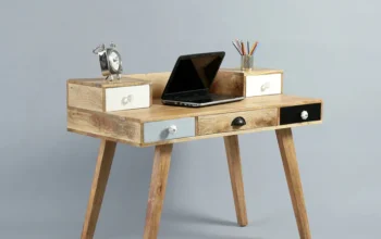 wooden study table