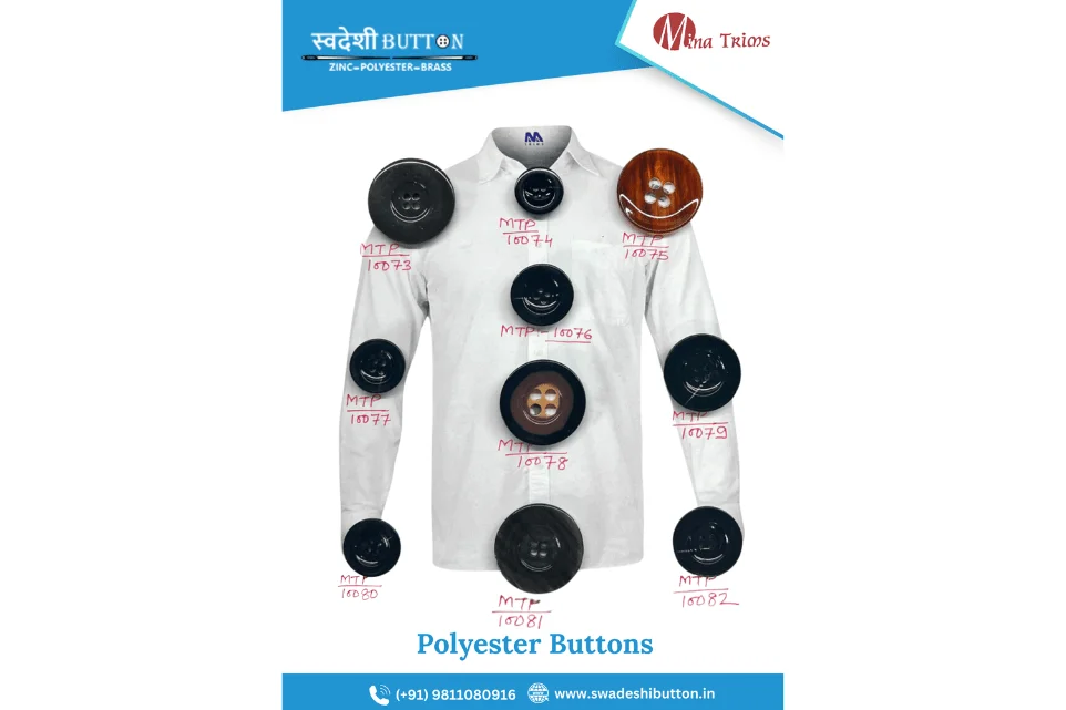 Indian Polyester Button Suppliers in Delhi